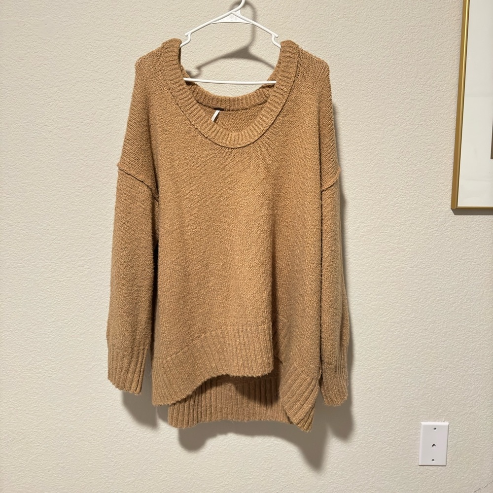 Free People Oversized Sweater, Size Medium